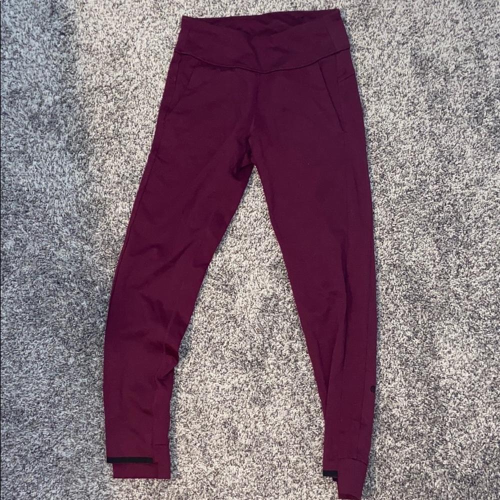 Champion Maroon Workout Leggings - Size S